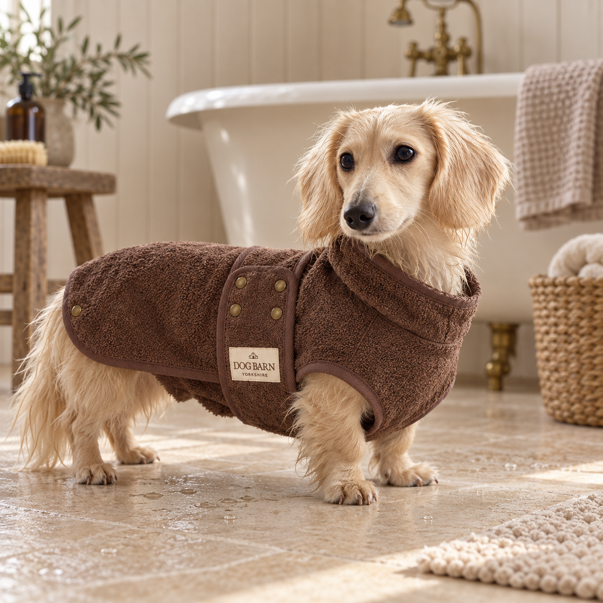 Dachshund Chestnut Drying Robe