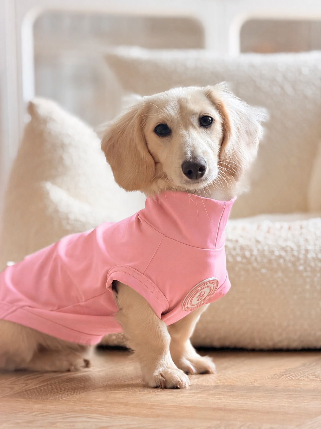 Dachshund Blush Petal Summer T-Shirt