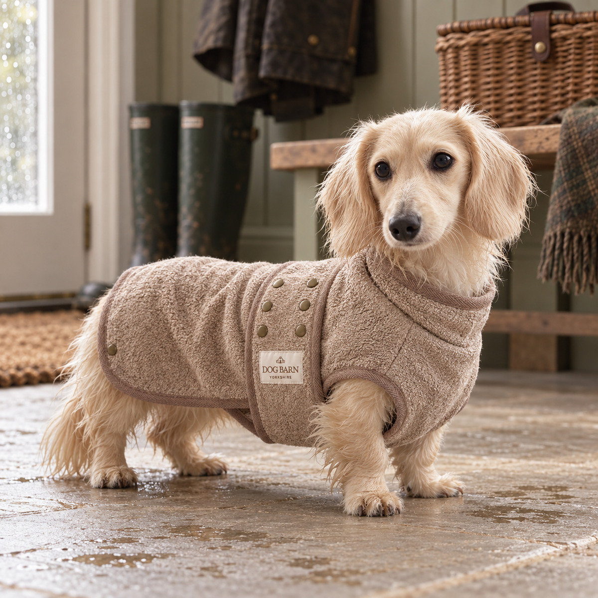 Dachshund Barley Vale Drying Robe