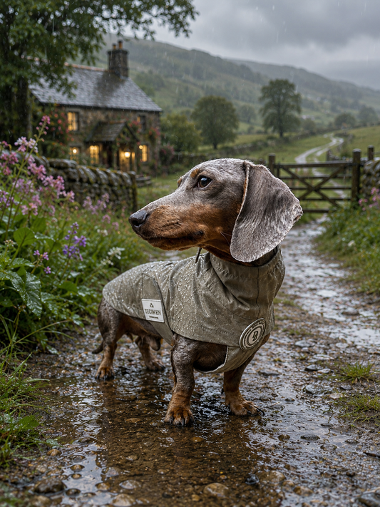 Dachshund Forest Glade Rain Jacket